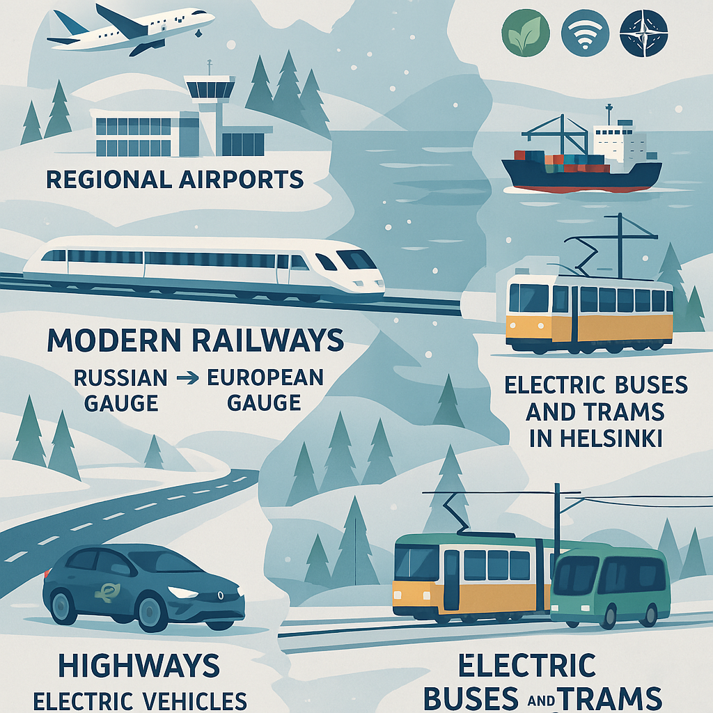 Transport w Finlandii – nowoczesność, zrównoważony rozwój i geopolityka w praktyce